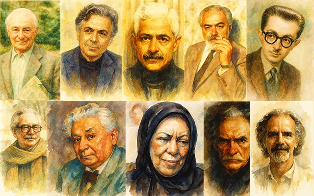 10 نویسنده برجسته کتاب و ادبیات معاصر در ایران