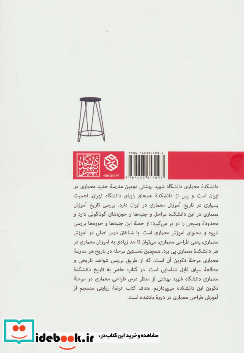 تاریخ آموزش طراحی معماری در دانشگاه شهید بهشتی