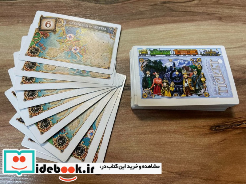 بسته بازی کارتی تیکت تو راید اروپا TICKET TO RIDE EUROPE باجعبه