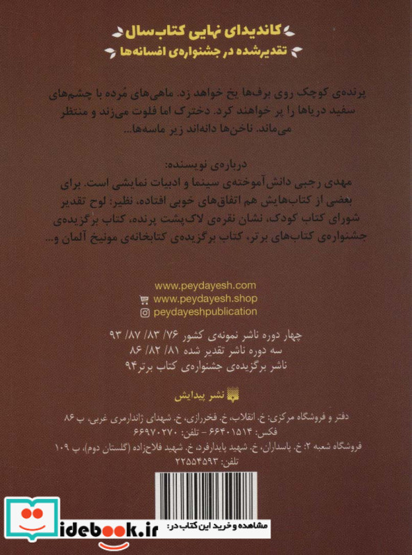 پرنده یخ زده