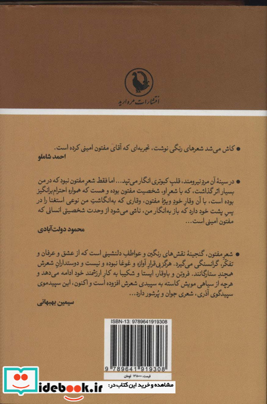 گفت و گو با مفتون امینی