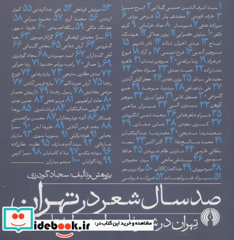 صد سال شعر در تهران