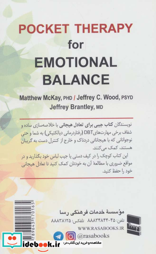 کتاب جیبی برای تعادل هیجان