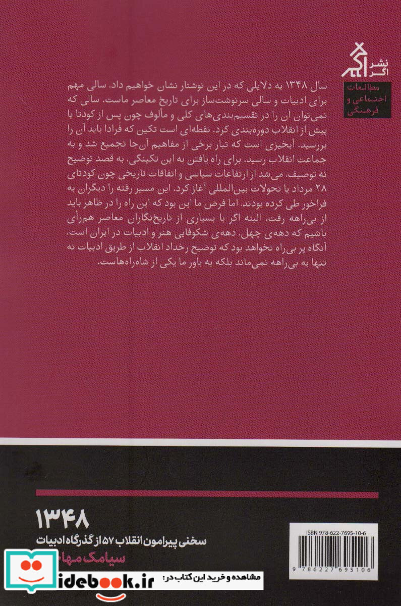 1348سخنی پیرامون انقلاب 57 از گذرگاه ادبیات