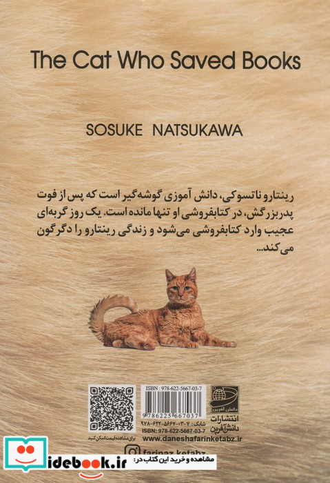 گربه‌ای که کتاب‌ها را نجات داد نشر دانش آفرین