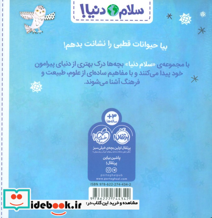 سلام دنیا حیوانات قطبی پرتقال