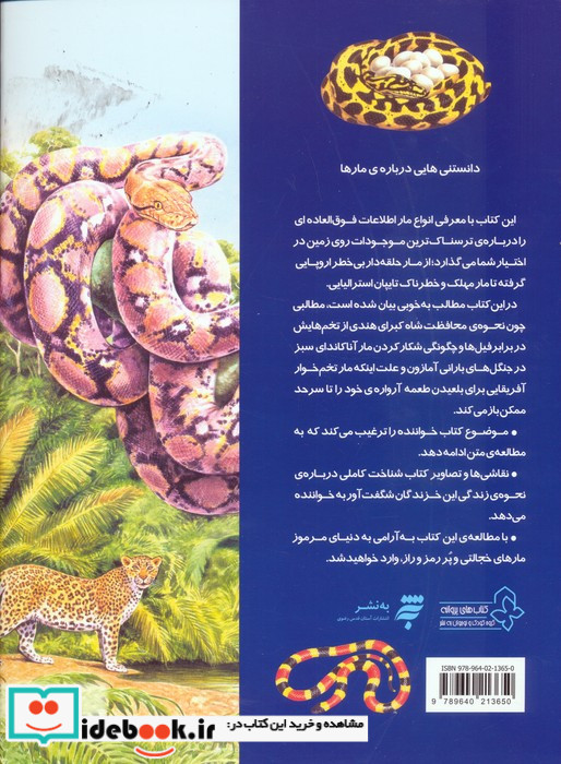 دانستنیهایی درباره مارها