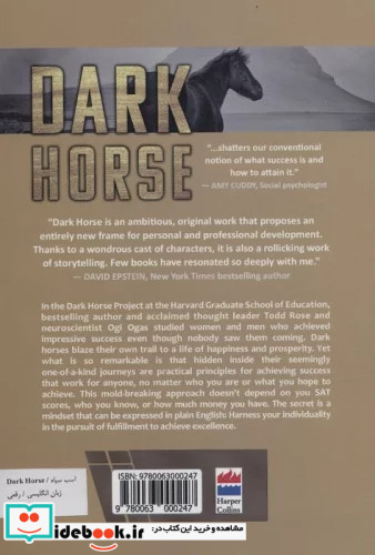 DARK HORSEاسب سیاه زبان اصلیانگلیسی