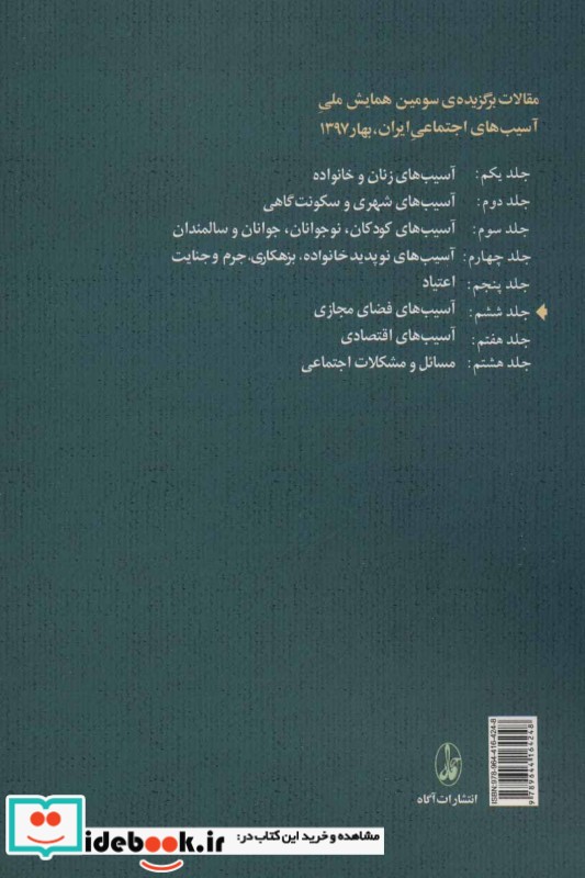 مقالات برگزیده سومین همایش ملی آسیب های اجتماعی ایران 6
