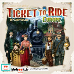 بسته بازی کارتی تیکت تو راید اروپا TICKET TO RIDE EUROPE باجعبه