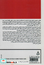 بانوی سرخ پوش بر زمینه خاکستری