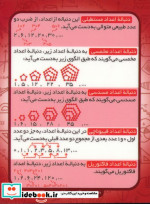 فلش کارت جیبی دنباله اعداد ریاضی گلاسه