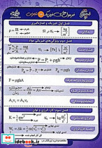 فلش کارت فرمول های فیزیک 10 تجربی گلاسه