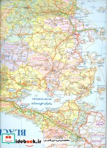 نقشه سیاحتی و گردشگری کشور ترکیه کد 523