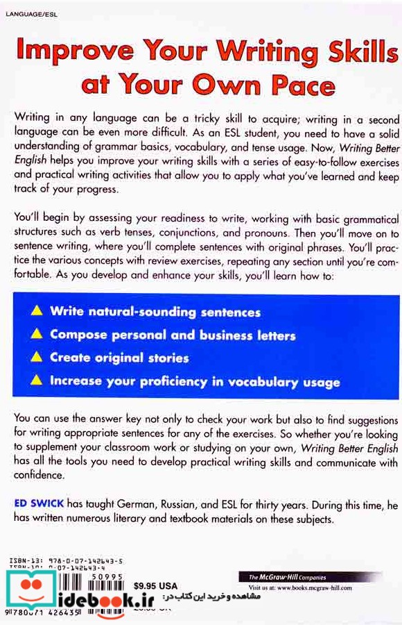 Writing Better English An ESL Workbook