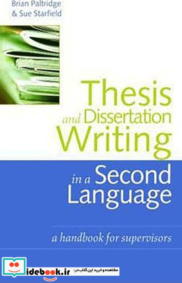 Thesis and Dissertation Writing