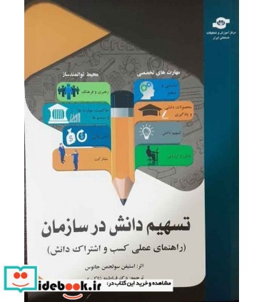 کتاب تسهیم دانش در سازمان راهنمای عملی کسب و اشتراک دانش