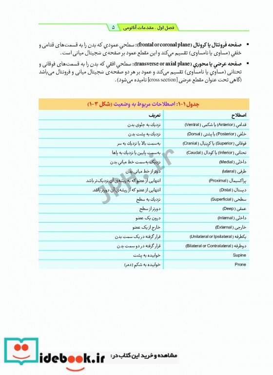 آناتومی برای پرستاران با رویکرد بالینی دکتر گلچینی