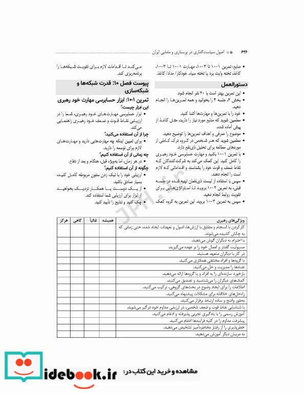 اصول سیاست گذاری در پرستاری و مامایی ایران