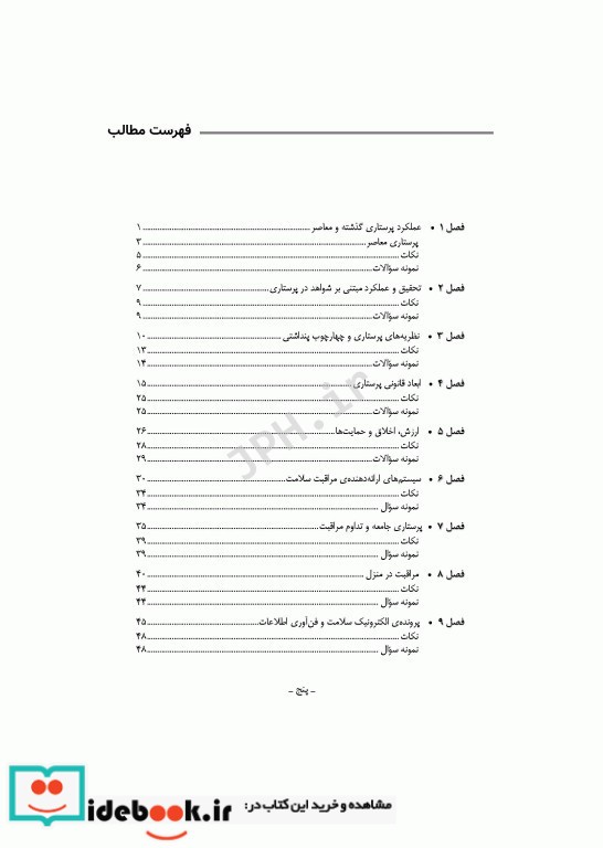 مرور سریع QRS اصول مراقبت های پرستاری