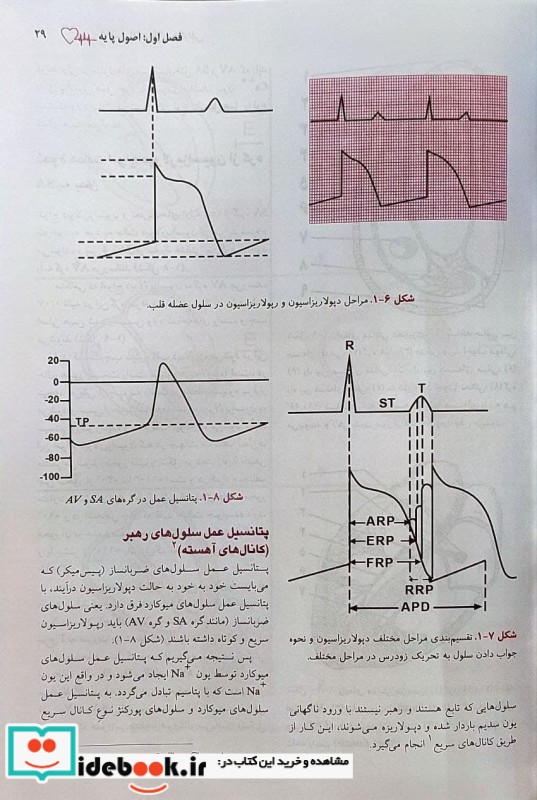 اطلس الکتروکاردیوگرافی قارونی ویرایش نهم