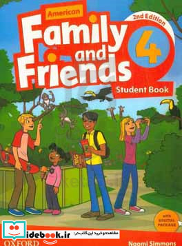 American Family and Friends 2nd 4 SB WB CD DVD
