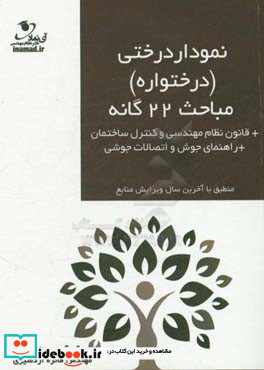 نمودار درختی درختواره مباحث 22 گانه قانون نظام مهندسی و کنترل ساختمان...