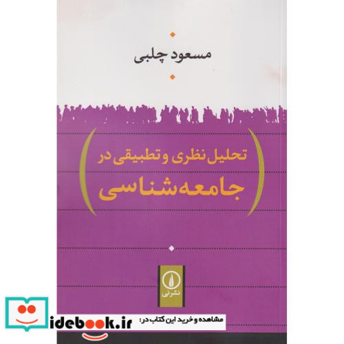 تحلیل نظری و تطبیقی در جامعه شناسی نشر نی