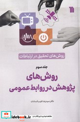 روش های پژوهش در روابط عمومی