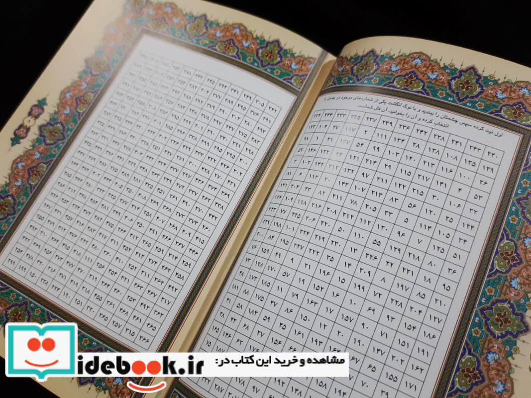 دیوان حافظ به انضمام فال طرح مس برجسته باقاب