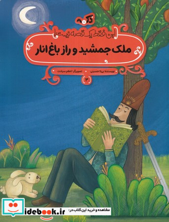ملک جمشید و راز باغ انار این فقط 1 قصه نیست شمیز،رحلی منگنه ای،پی نما