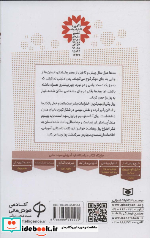 آموزش سواد مالی،سطح سه دوره ی اول دبیرستان 6 زندگی نامه ی جناب پول