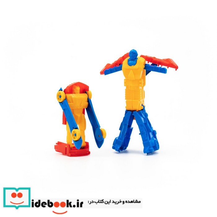 بسته اسباب بازی تفنگ ربات شونده و ماشین ربات شونده CAR & GUN