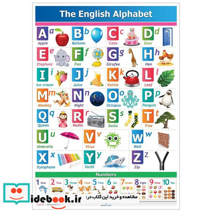 الفبای انگلیسی وایت بردی