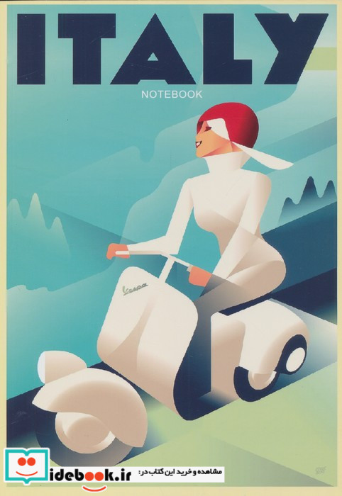 دفتر یادداشت خط دار وسپا VESPA کد 589 شمیز رقعی همیشه