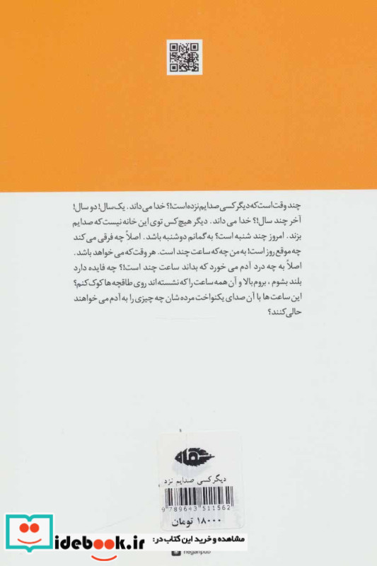 دیگر کسی صدایم نزد