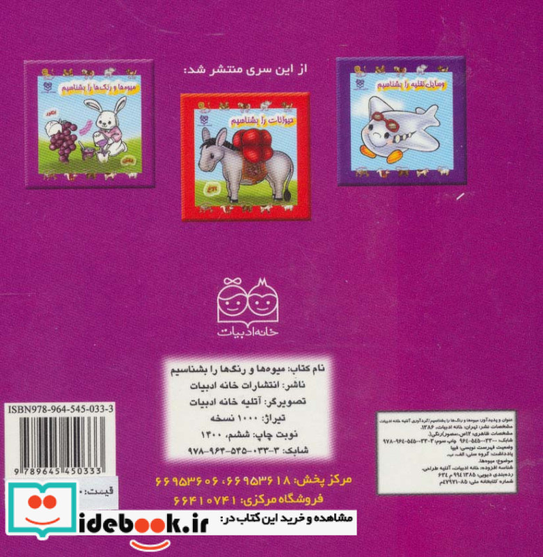 مجموعه میوه ها و رنگ ها را بشناسیم