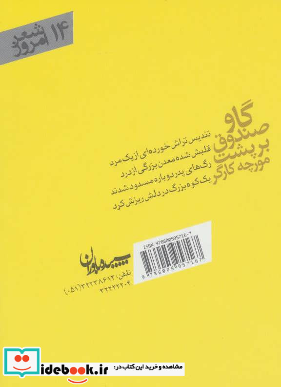 گاوصندوق بر پشت مورچه کارگر