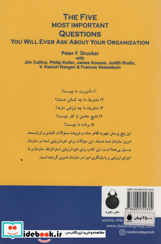 پنج پرسش مهم سازمانی