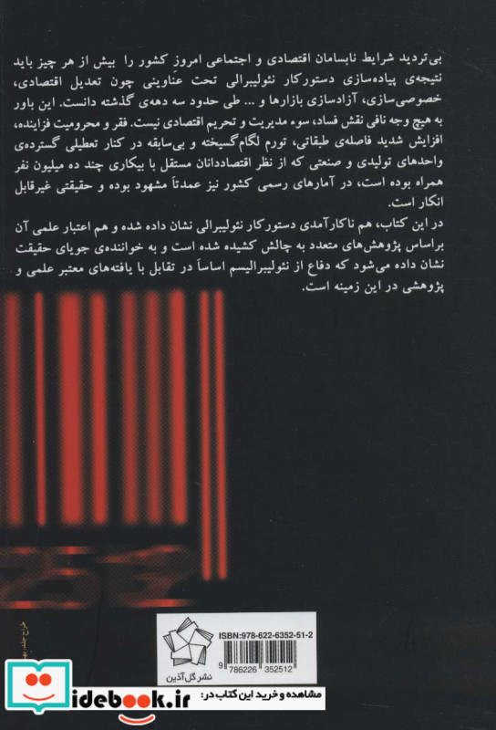 کارنامه ی نئولیبرالیسم در ایران