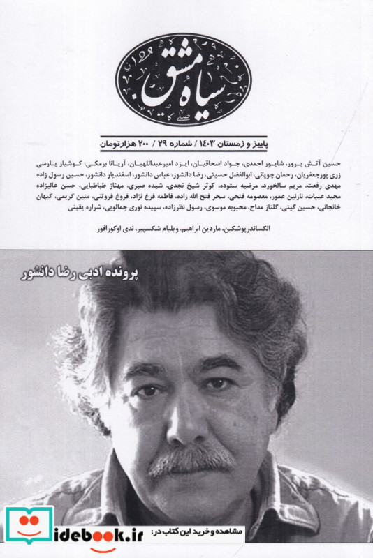 دوفصل نامه سیاه مشق 29