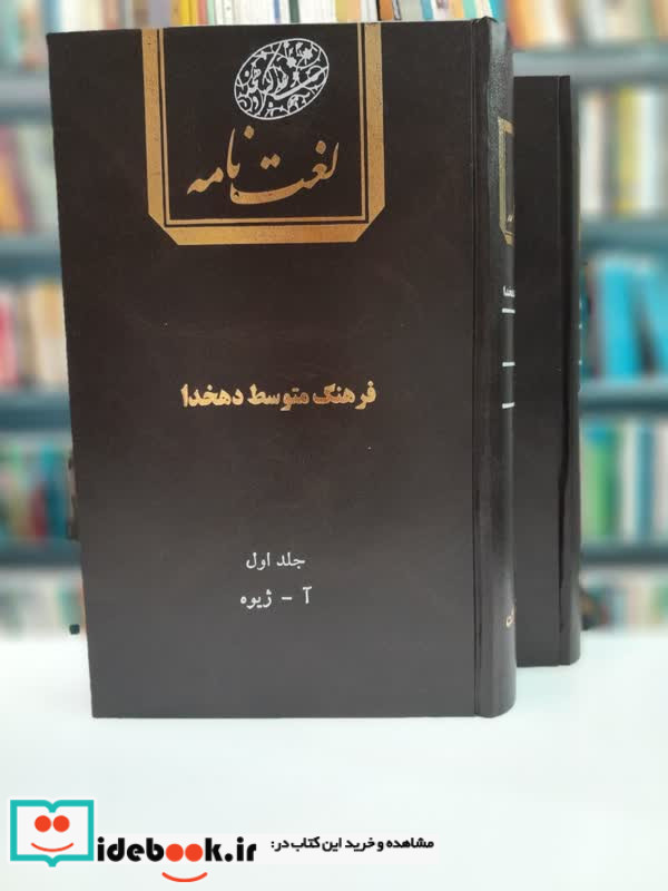 لغت نامه فرهنگ متوسط دهخدا دو جلدی