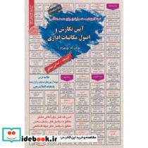 نمونه آزمونهای استخدامی آیین نگارش و اصول مکاتبات اداری