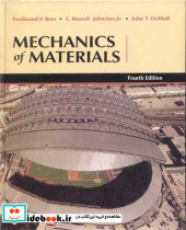 MECHANICS OF MATERIALS JOHNSTON EDITION 4 BEER،شومیز