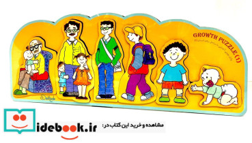 پازل چوبی1 آشنایی با مراحل رشد انسان