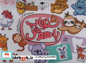 بسته کارت پازل جورچین آموزشی سنجاب باهوش 5