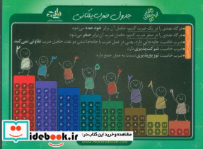 فلش کارت جیبی جدول ضرب پلکانی