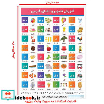 پوستر وایت بردی الفبای فارسی 70*50 نشر اندیشه کهن