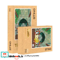 پازل شیشه ای استینو 1000 تکه طرح تن تن کد 19117 باجعبه ایران فردا